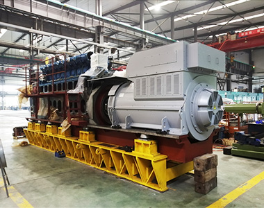 貴州省盤州紅達(dá)瓦斯電站項(xiàng)目配4臺(tái)德科6極高壓1550KW/10.5KV