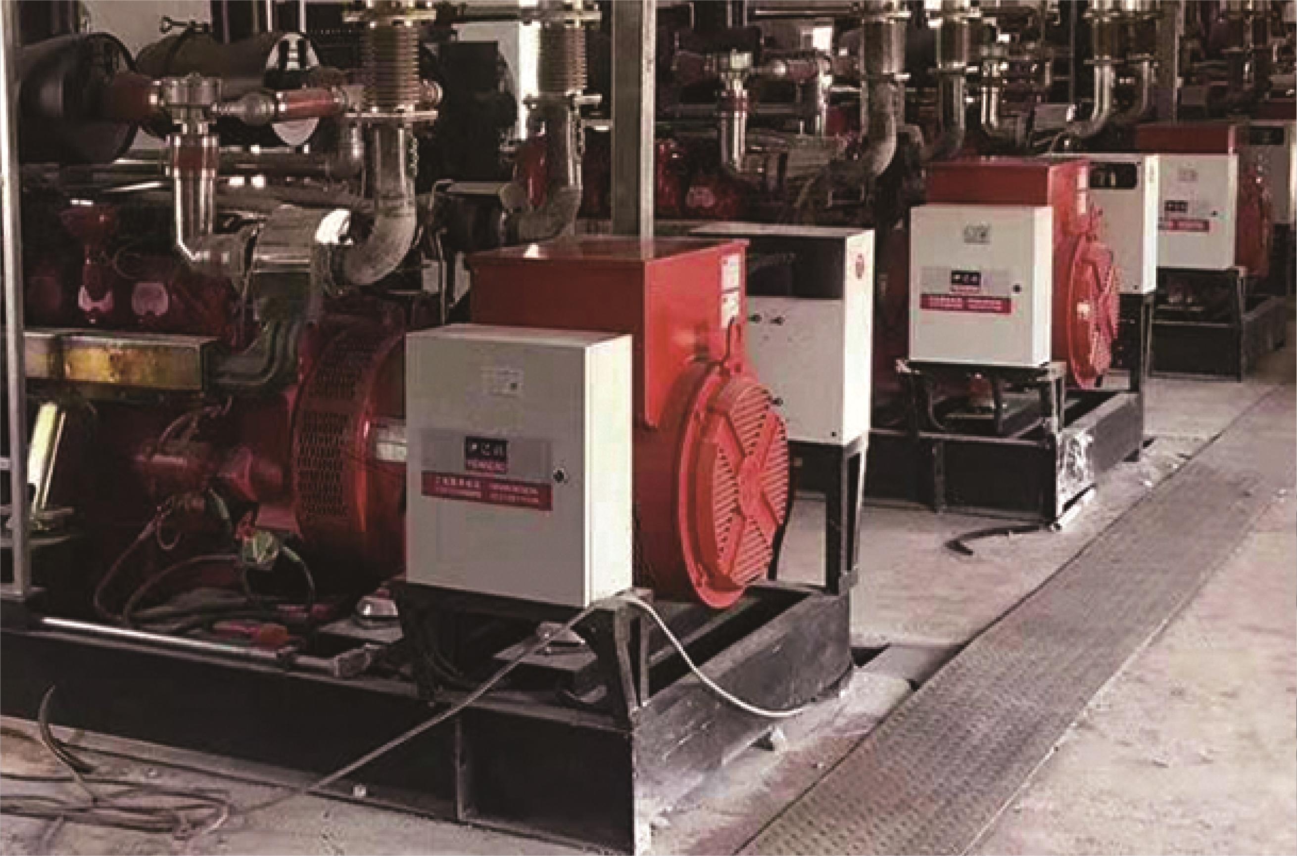 陜北中石化天然氣發(fā)電站項(xiàng)目（斗山配德科10臺(tái)200KW）