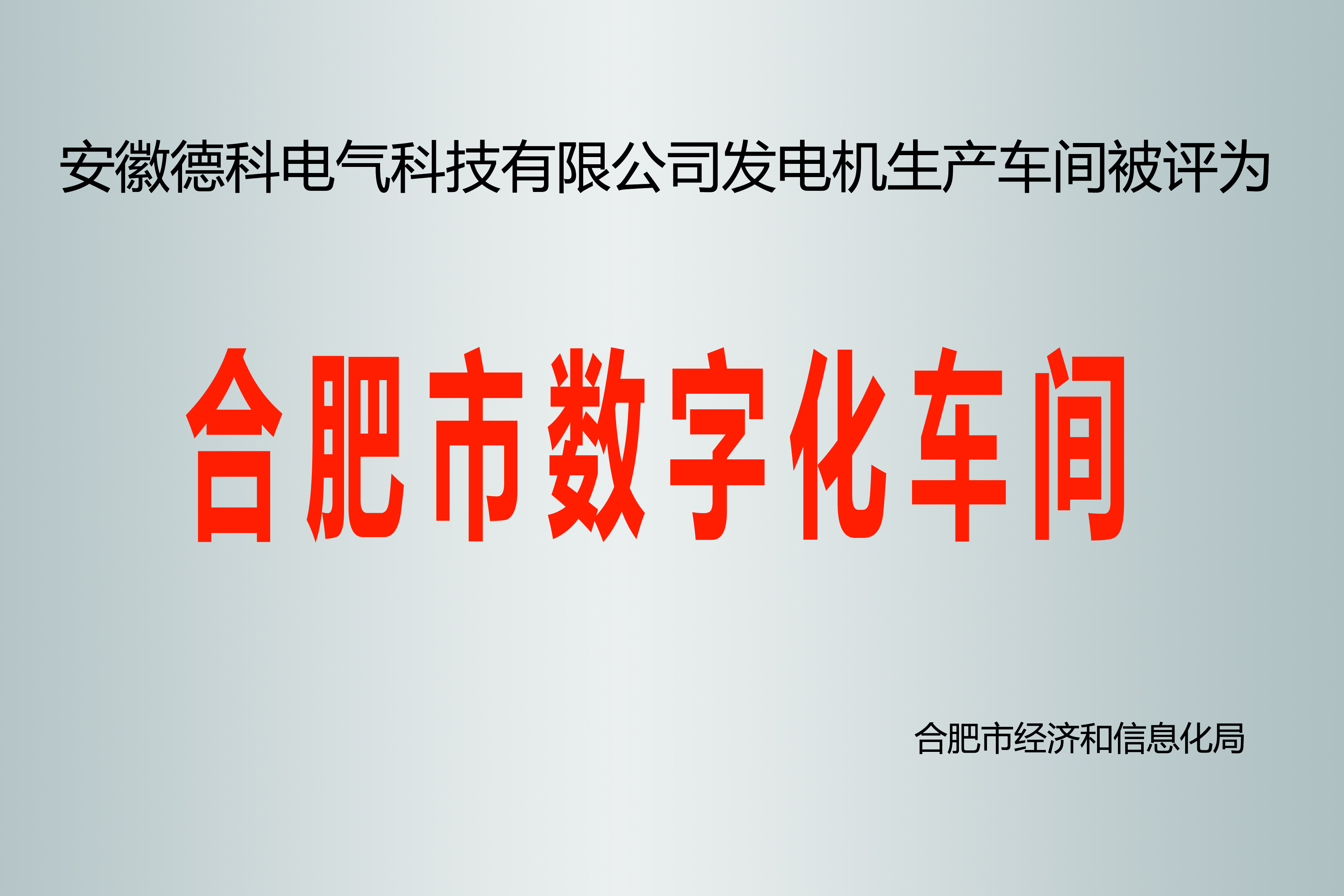 合肥市數(shù)字化車間